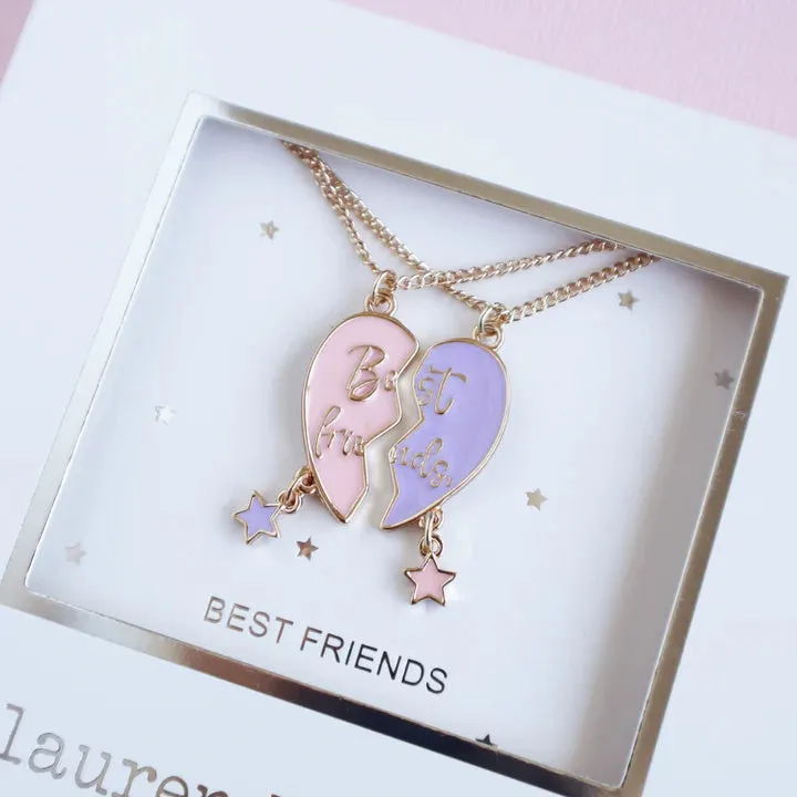 Lauren Hinkley Forever Heart Best Friends 2 Piece Necklace Set