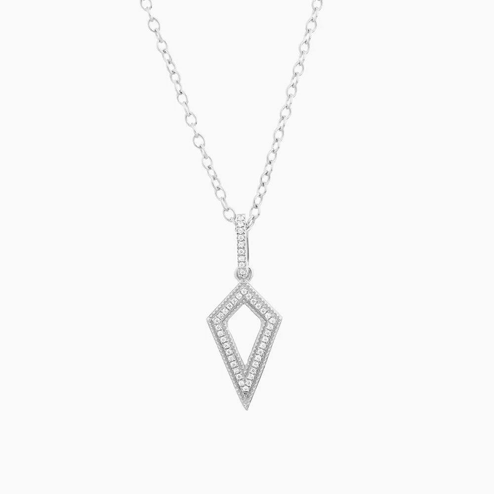 Looped Dagger Pendant Necklace