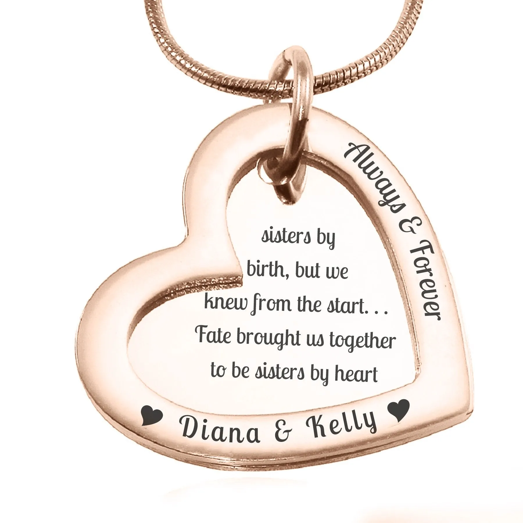 Love Forever Handwriting Necklace