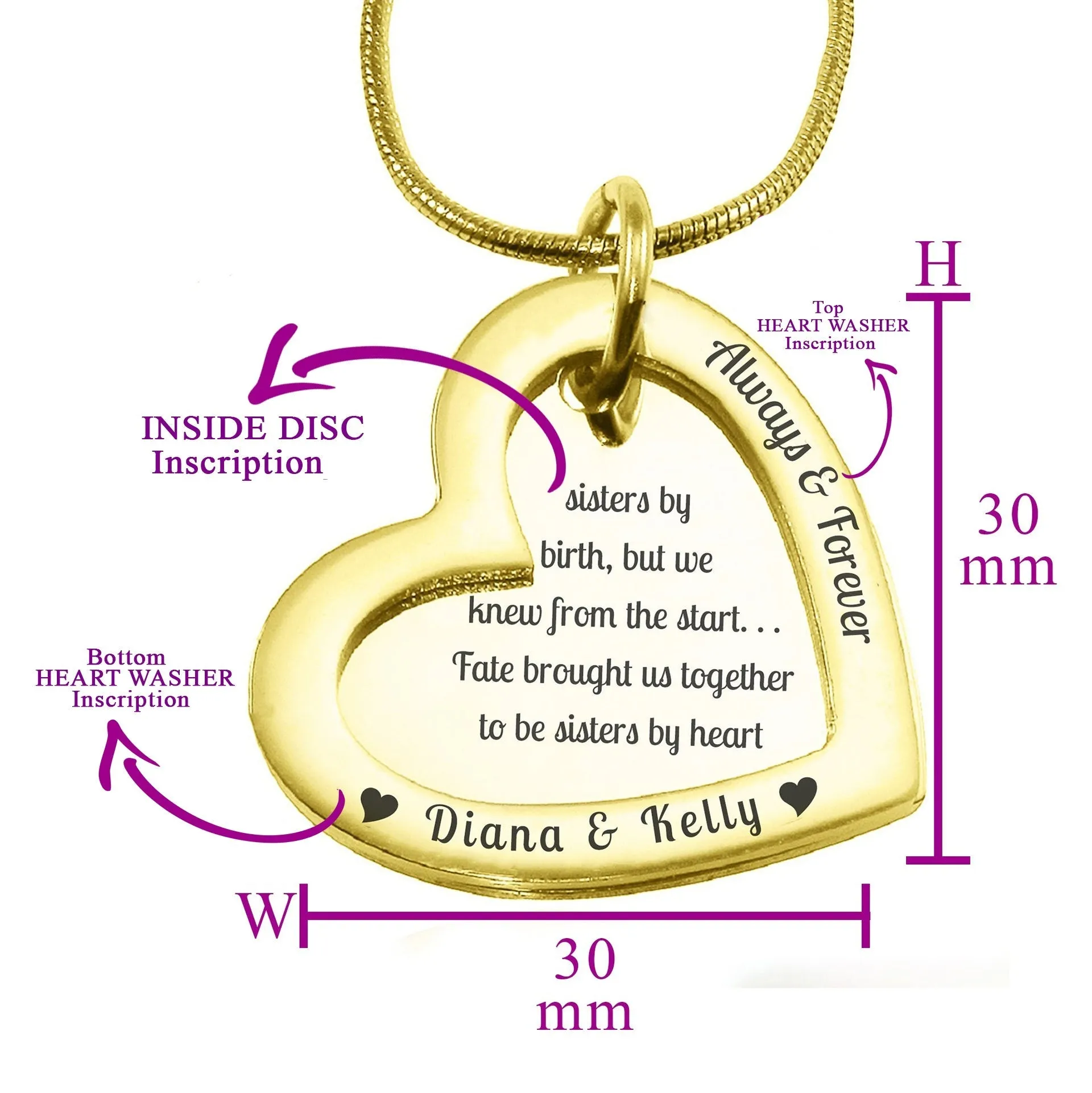 Love Forever Handwriting Necklace