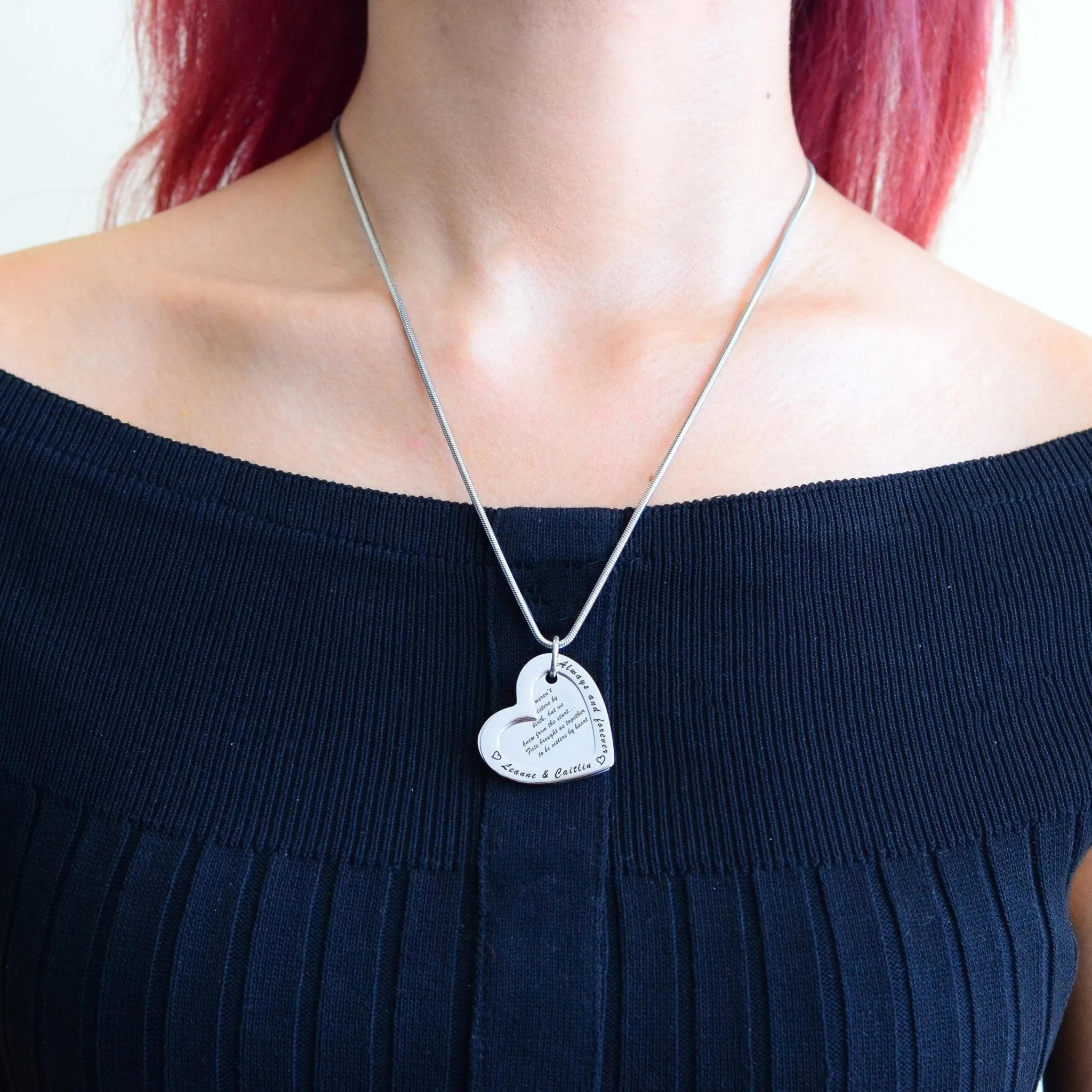 Love Forever Handwriting Necklace