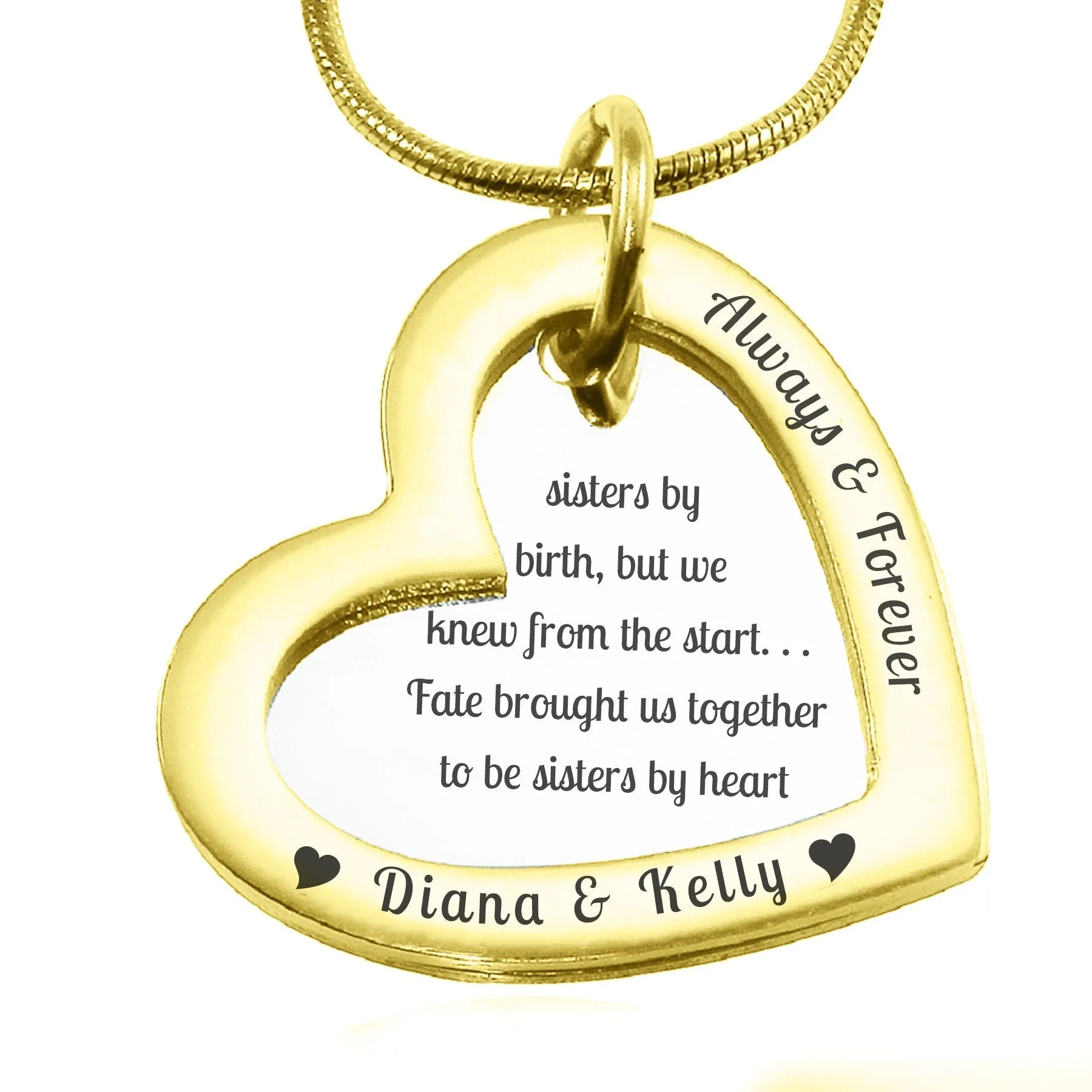 Love Forever Handwriting Necklace