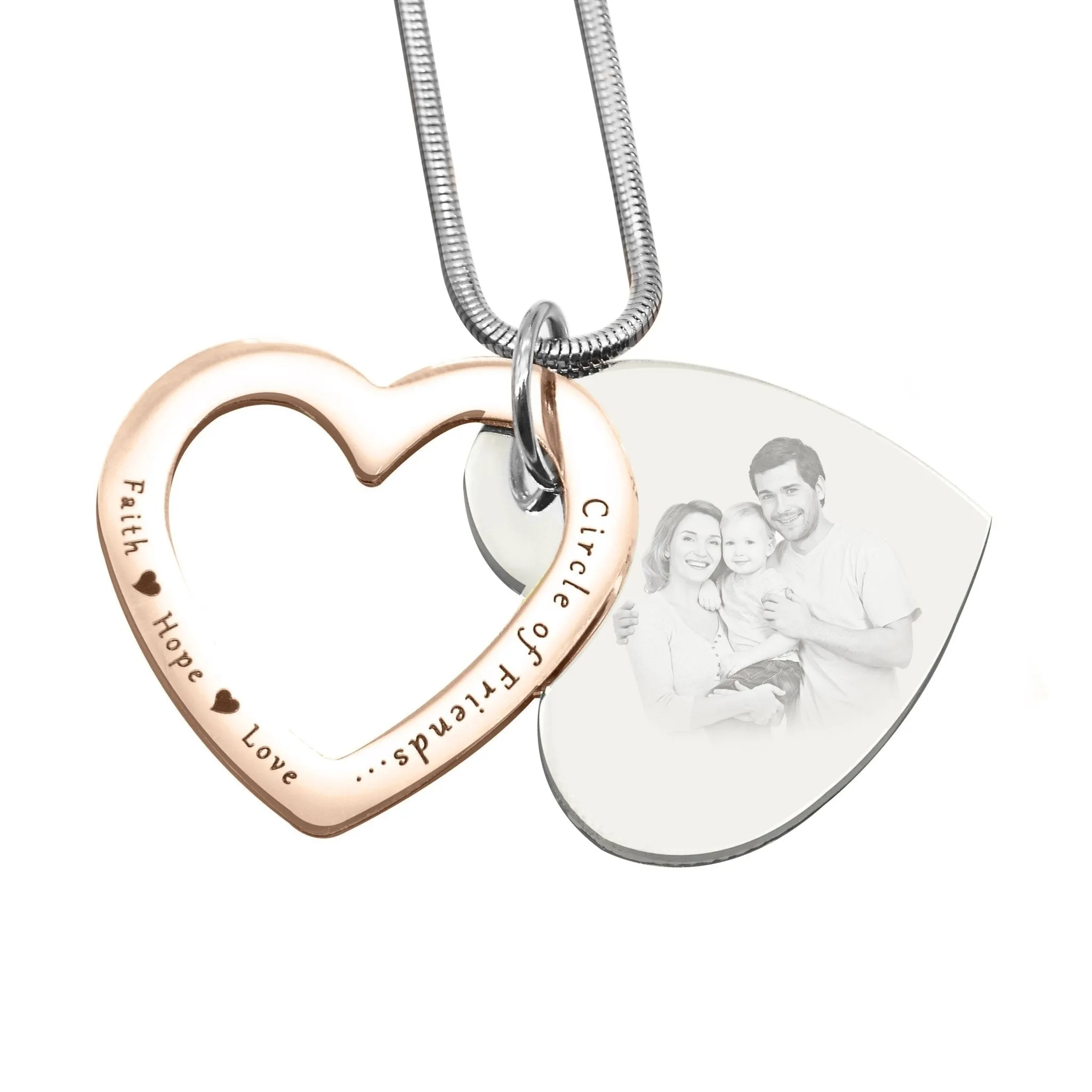 Love Forever Photo Necklace