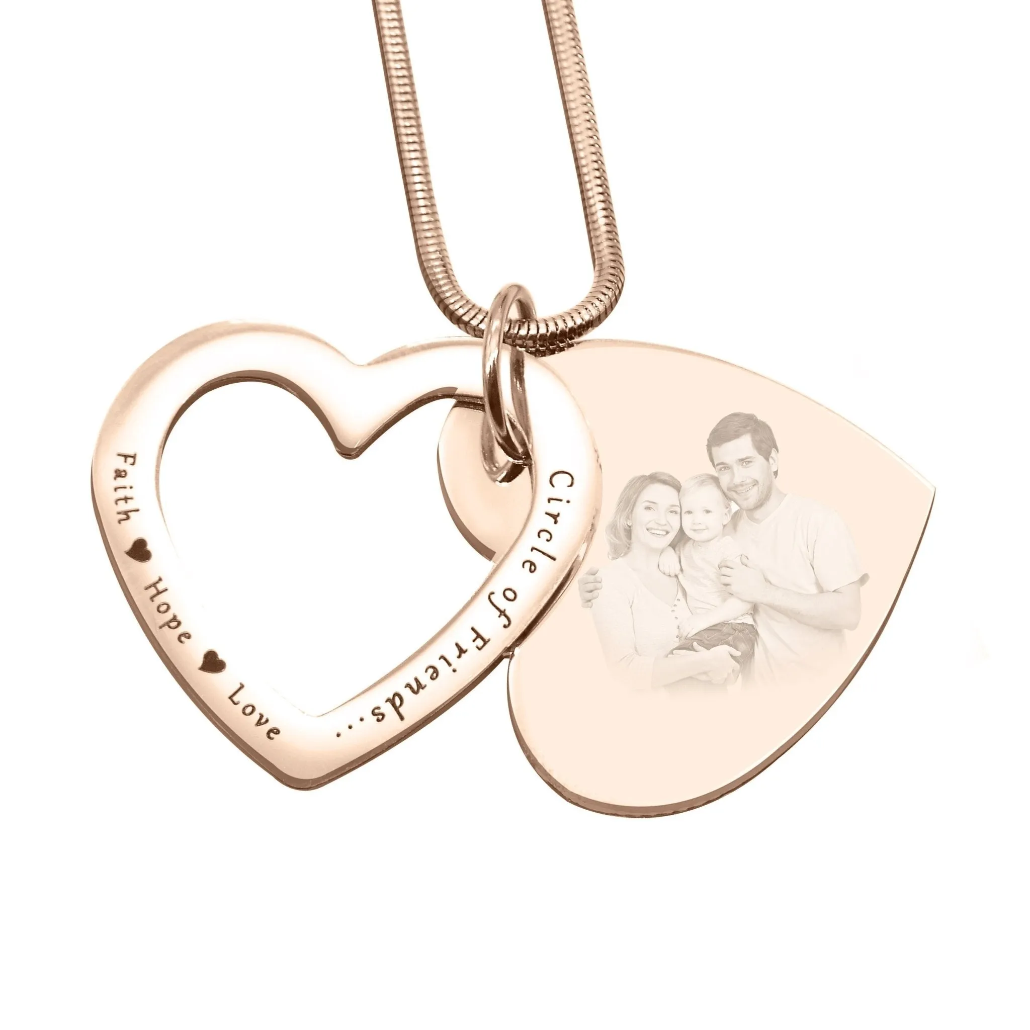 Love Forever Photo Necklace