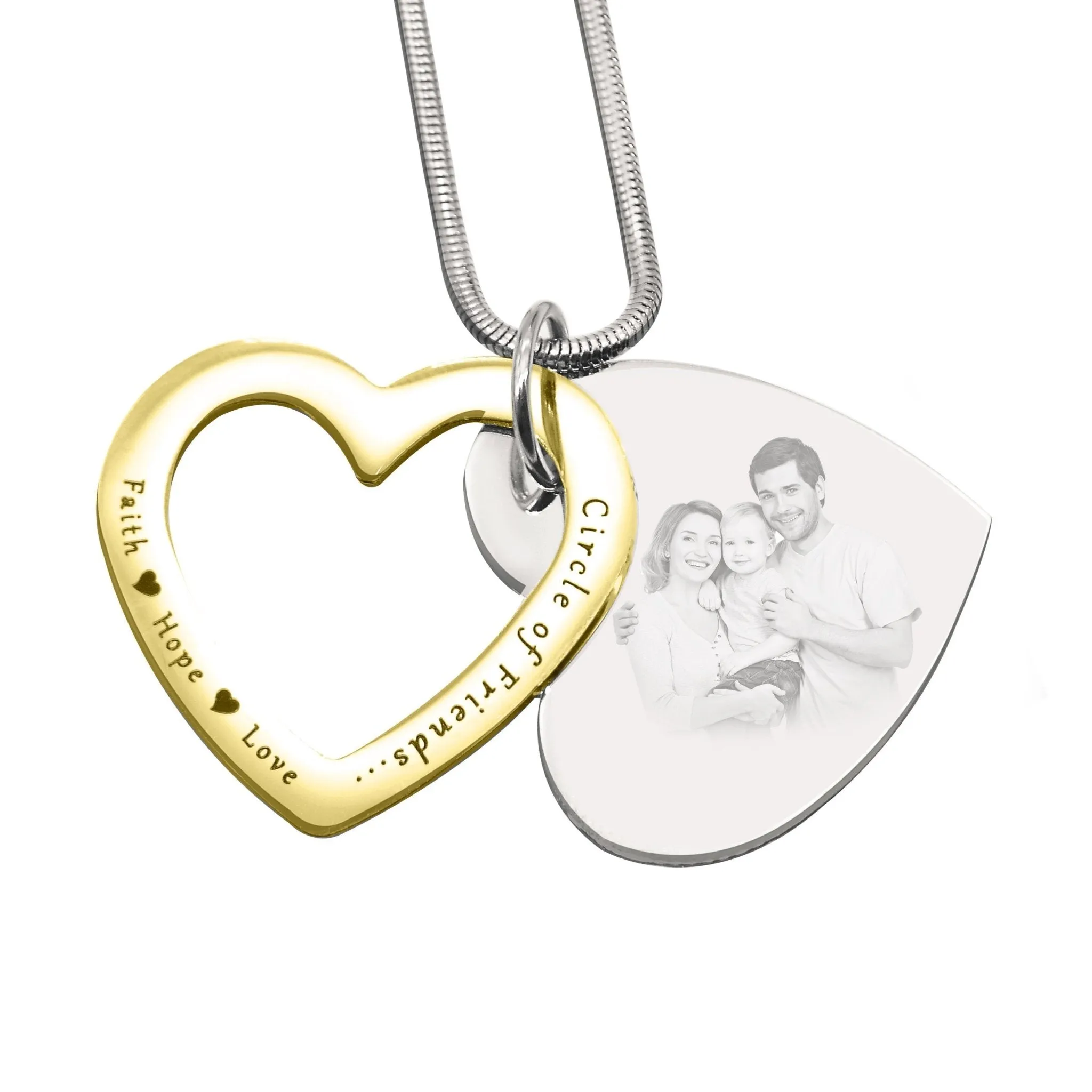Love Forever Photo Necklace