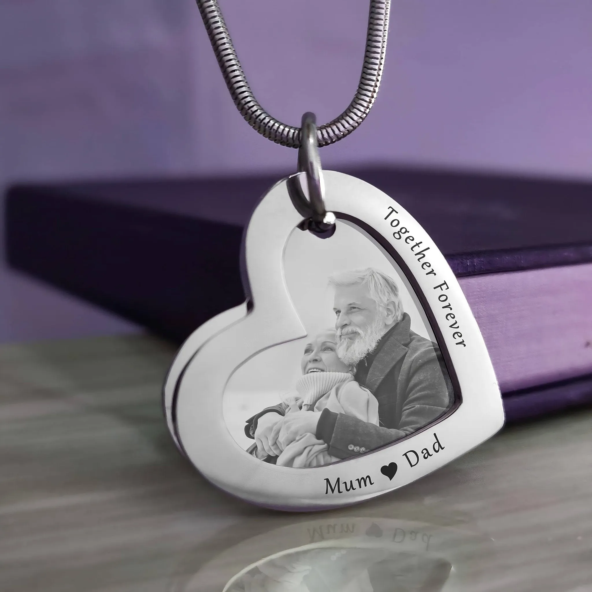 Love Forever Photo Necklace
