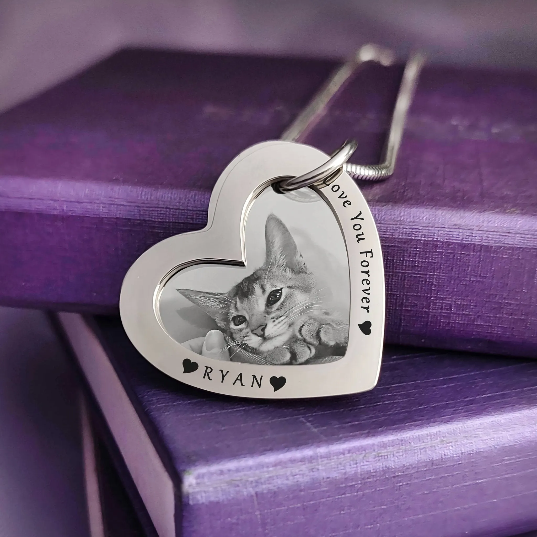 Love Forever Photo Necklace