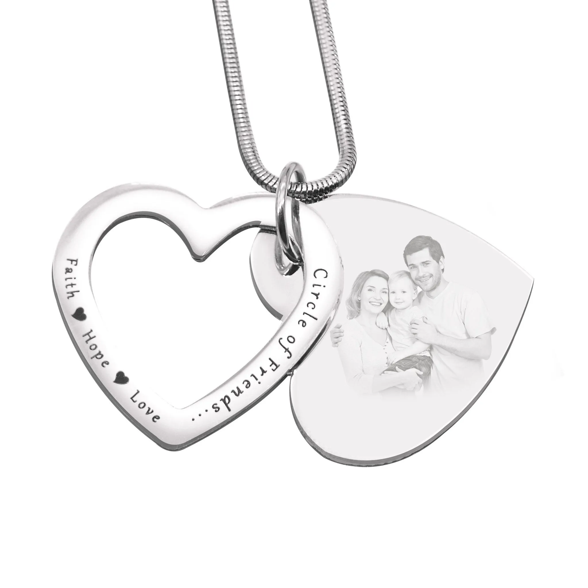 Love Forever Photo Necklace