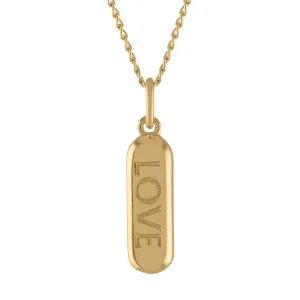 Love Pill Charm Necklace