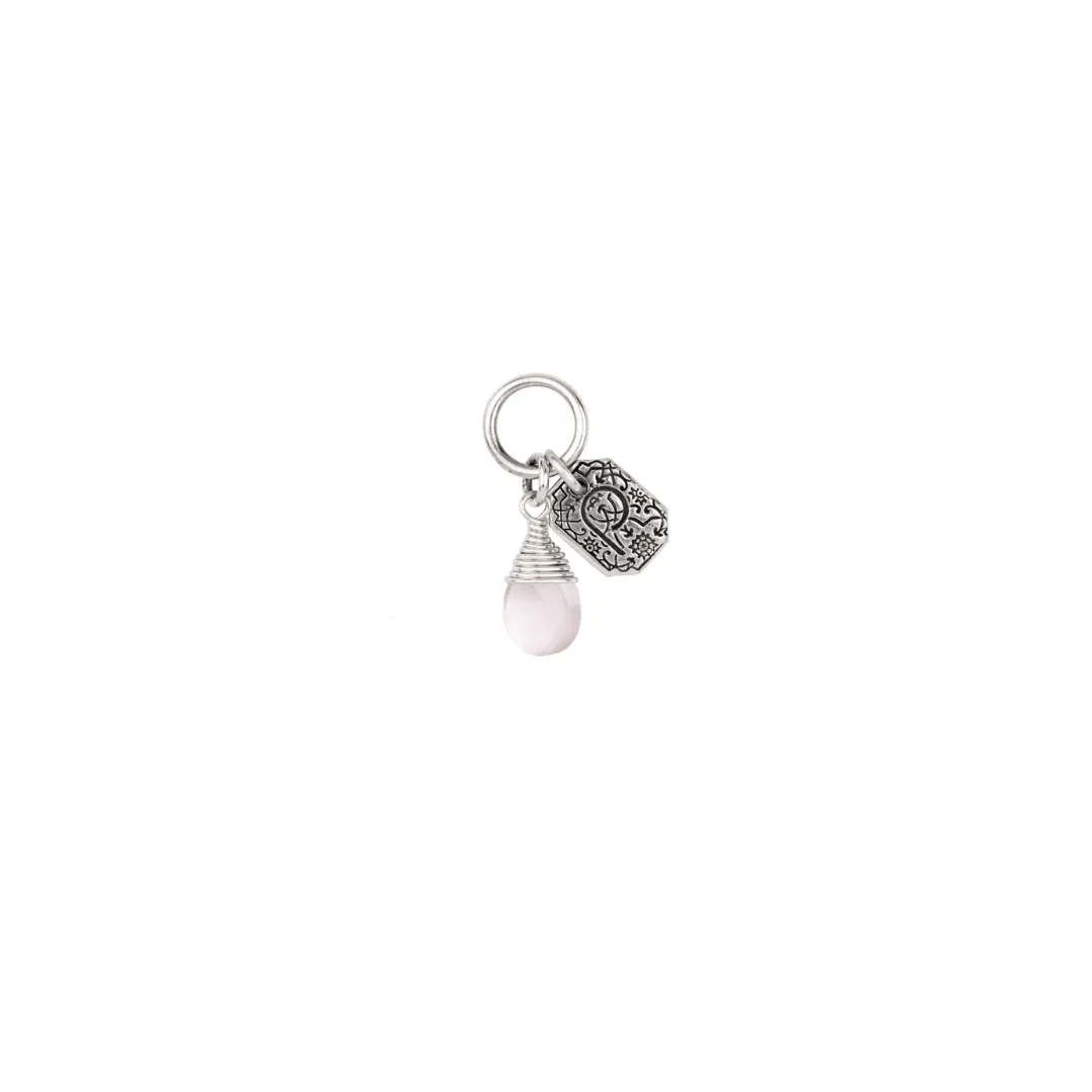 Love Signature Attraction Charm in Rose Quartz