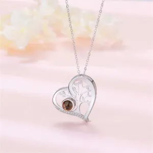 Love Tree of Life Necklace with Picture Inside