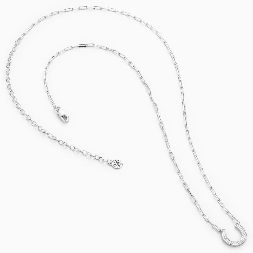 Lucky Horse Shoe Pendant Necklace