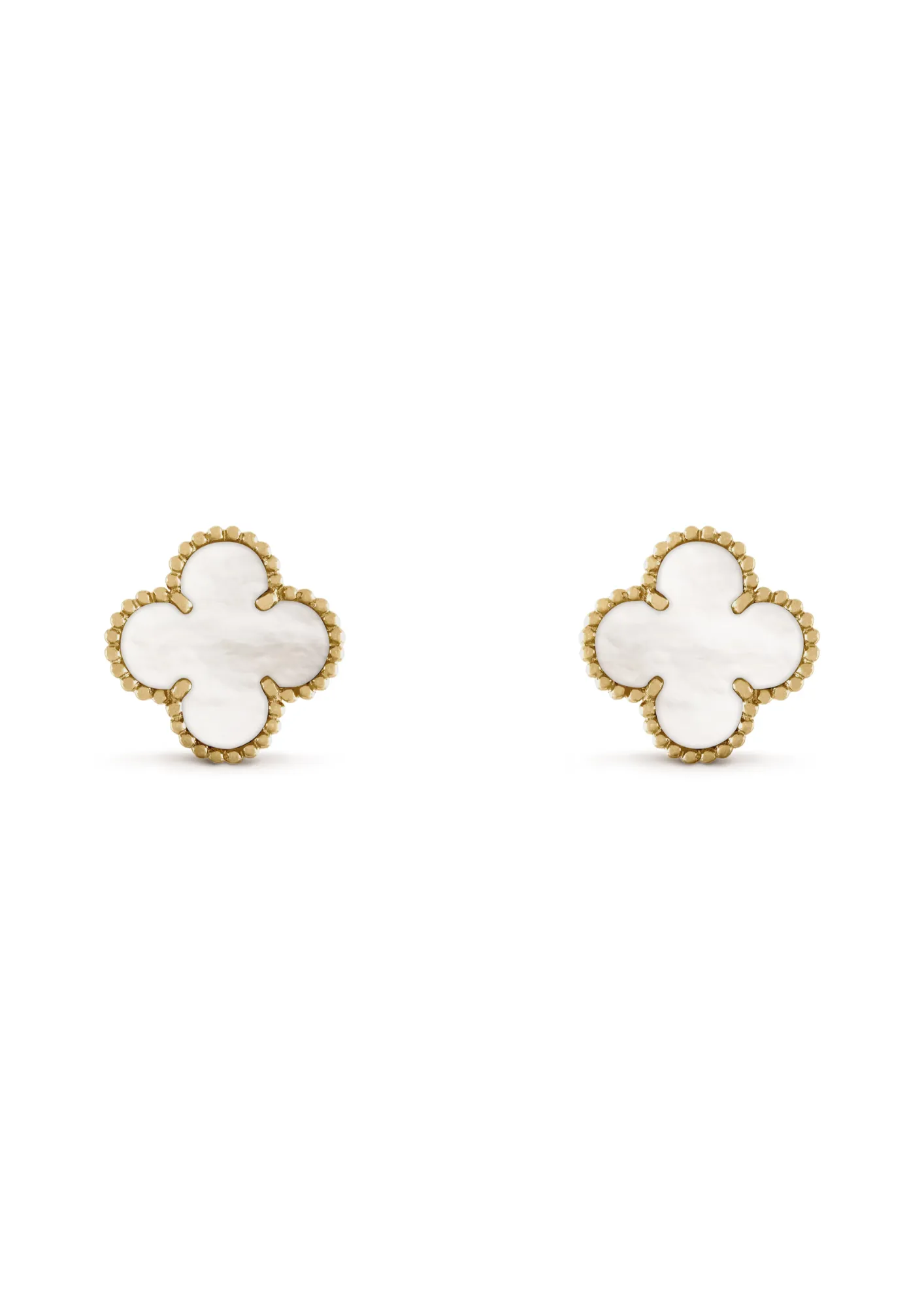 Majorelle Earrings - Oyster