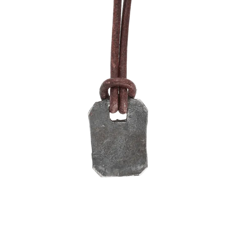 Mannaz Rune Forged Pendant