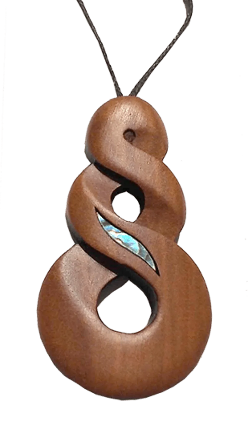 Maori Kauri Twist Necklace