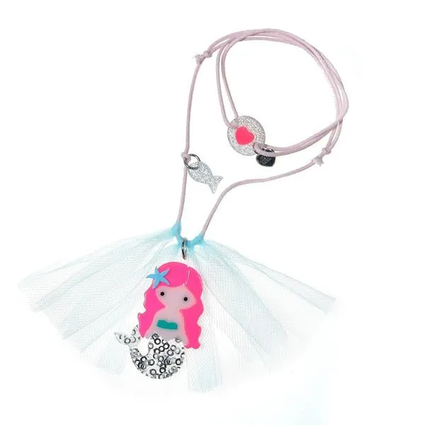 Mermaid Neon Pink Necklaces