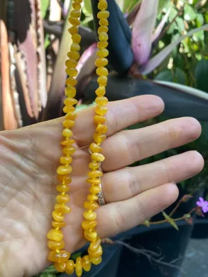 Milky Amber necklaces {SALE}