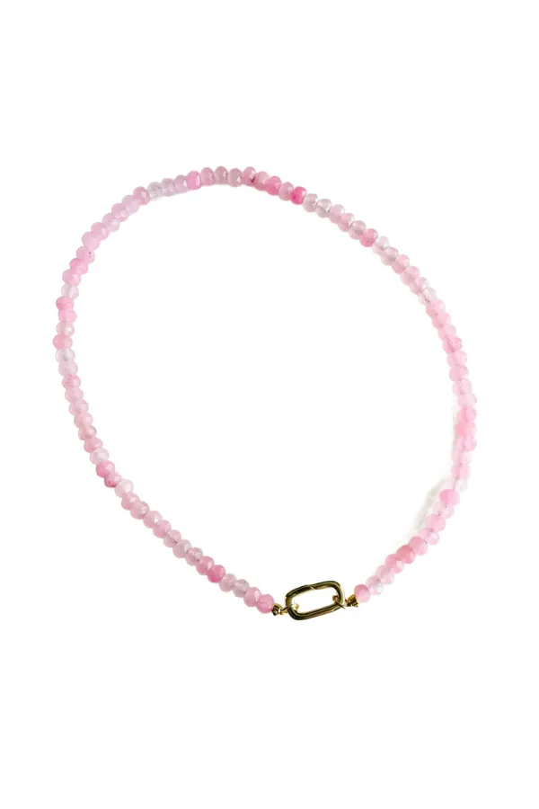 Mini Candy Necklace | Rose Quartz