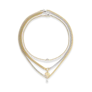 MIX TENNIS COMPASS NECKLACE SET