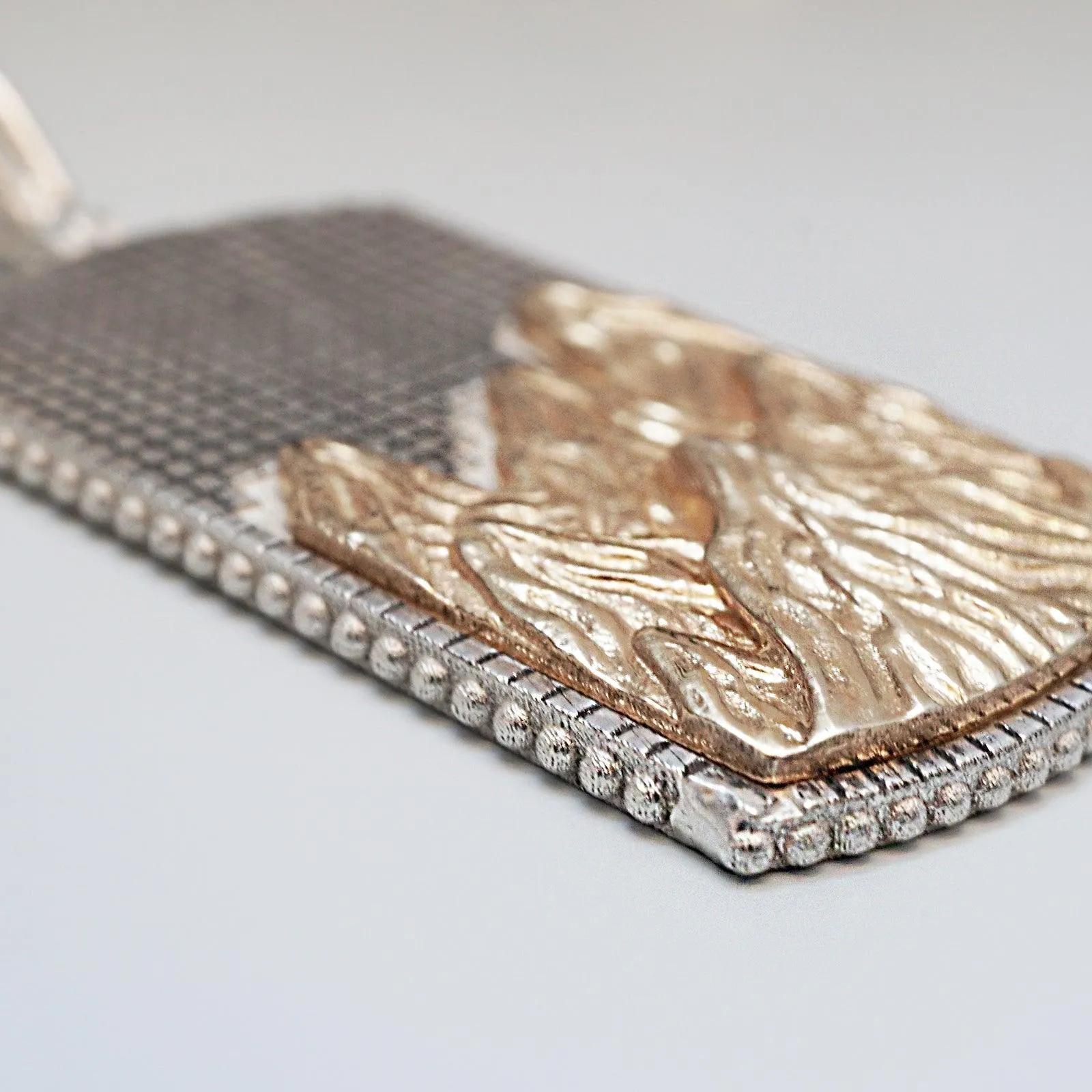 Mixed Metal Mountain Pendant