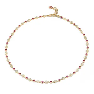 Mogul Flower Riviera Necklace