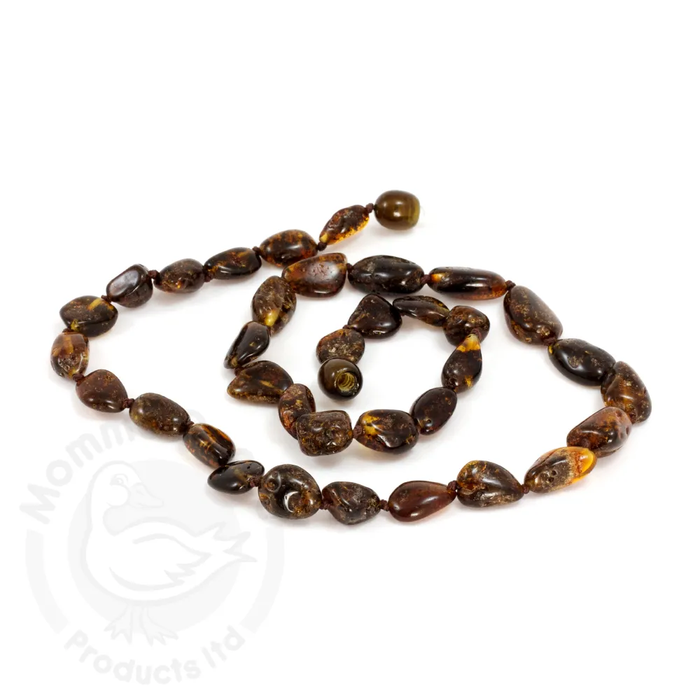 Momma Goose Amber Adult Necklace