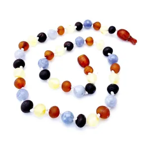 Momma Goose Baltic Amber Teething Necklace (Diavolo)