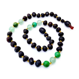 Momma Goose Baltic Amber Teething Necklace (Iago)