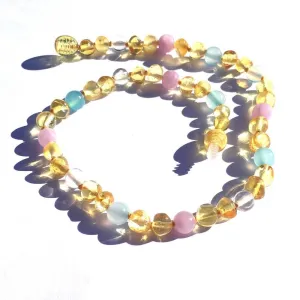 Momma Goose Baltic Amber Teething Necklace (Wild Lemon)