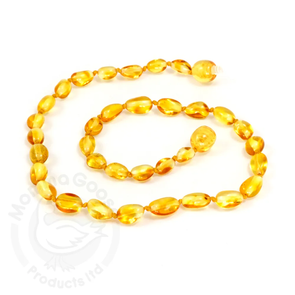 Momma Goose Olive Lemon Adult Necklace