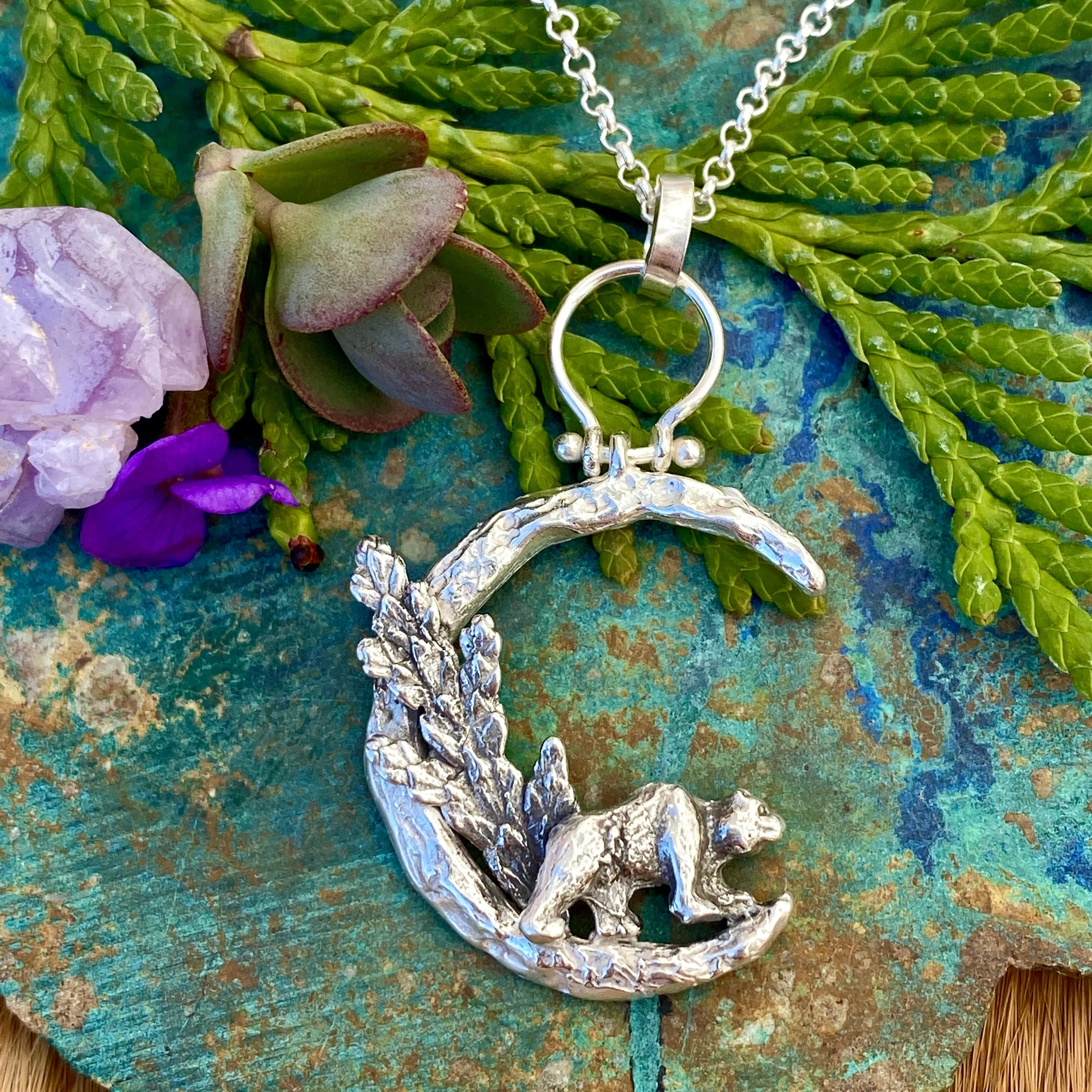 Moon Scape ~ Spruce and Bear sterling silver necklace
