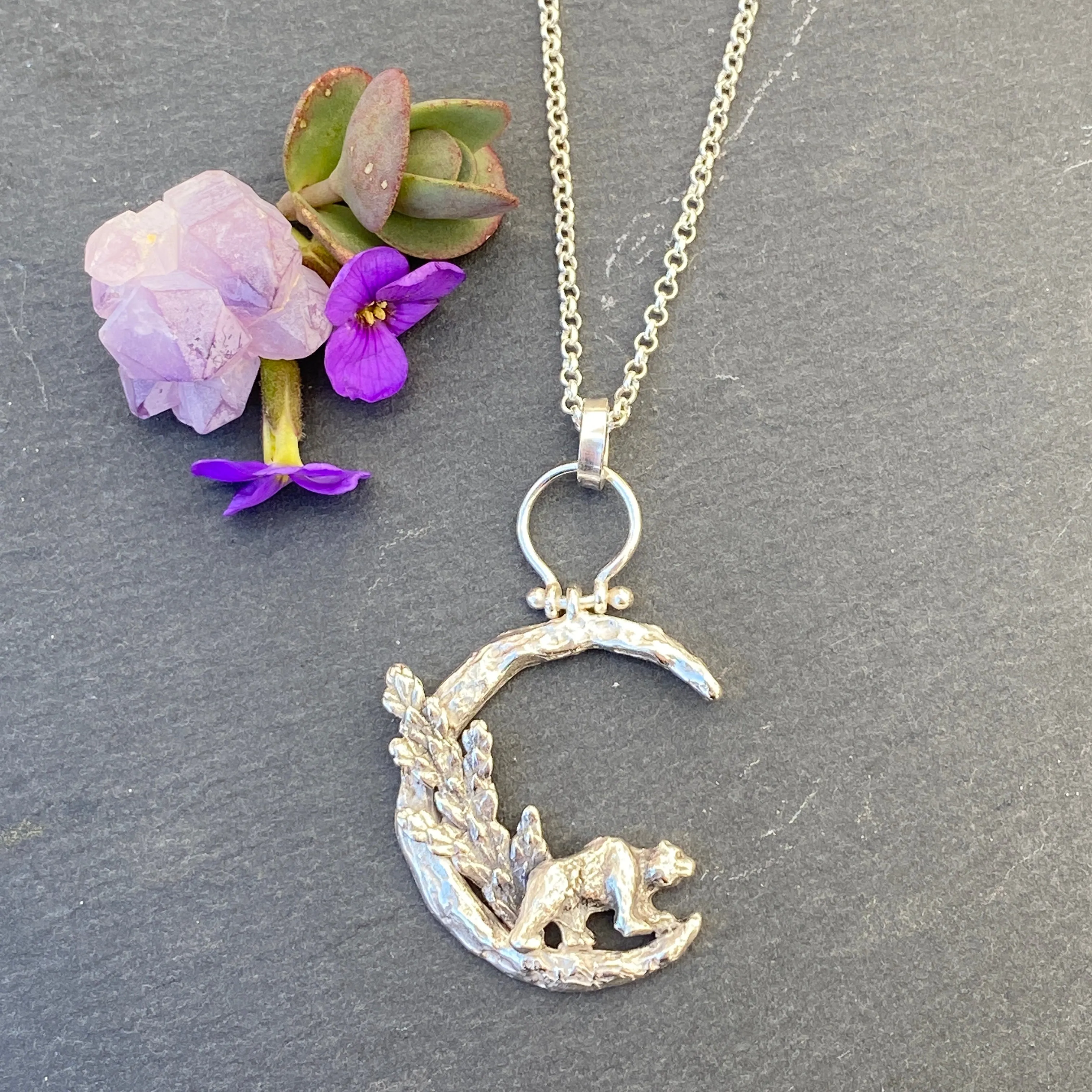 Moon Scape ~ Spruce and Bear sterling silver necklace
