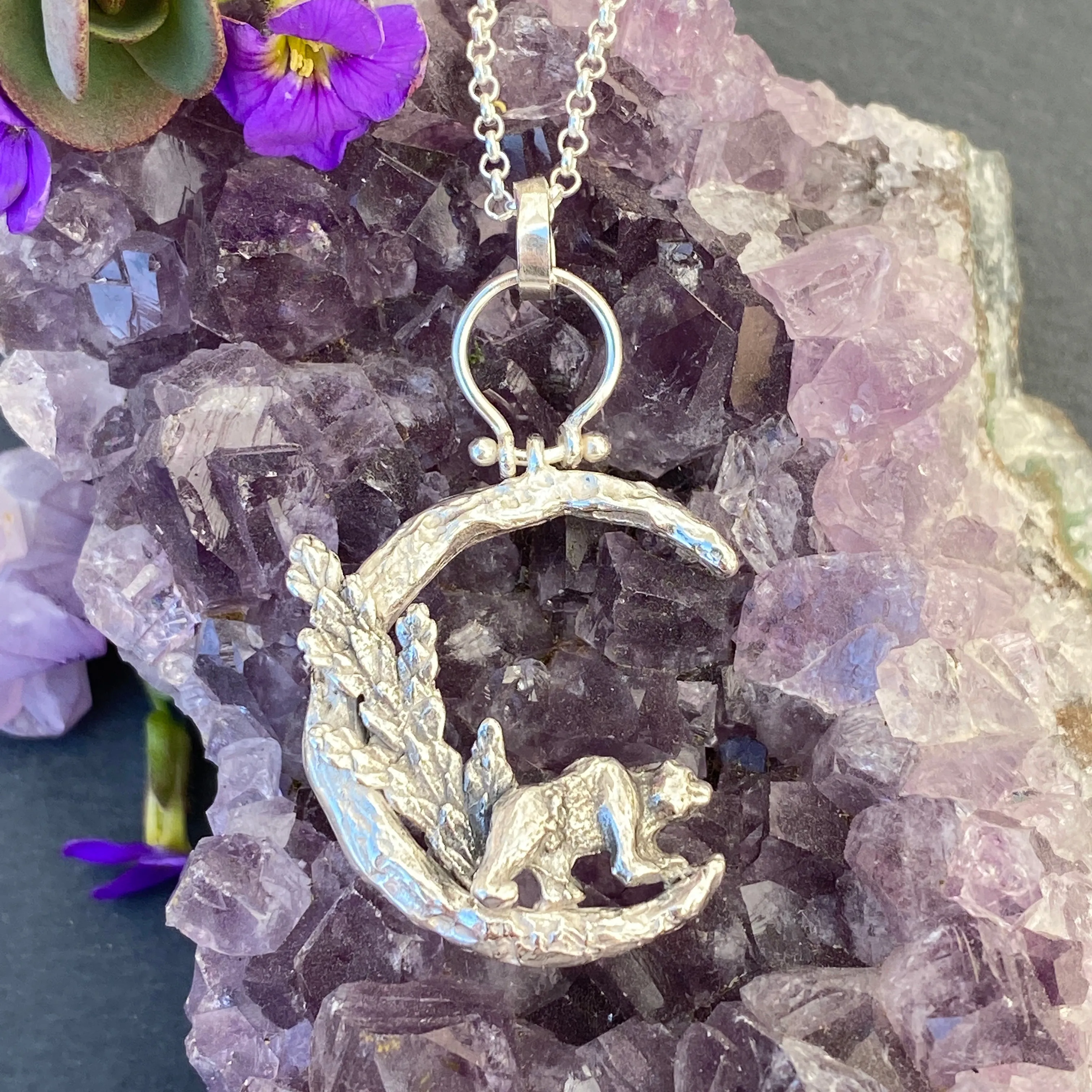 Moon Scape ~ Spruce and Bear sterling silver necklace