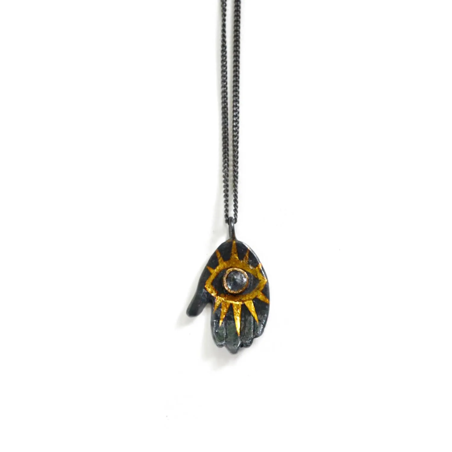 Moonstone Protective Palm Pendant