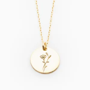 Morning Glory Necklace - September Flower