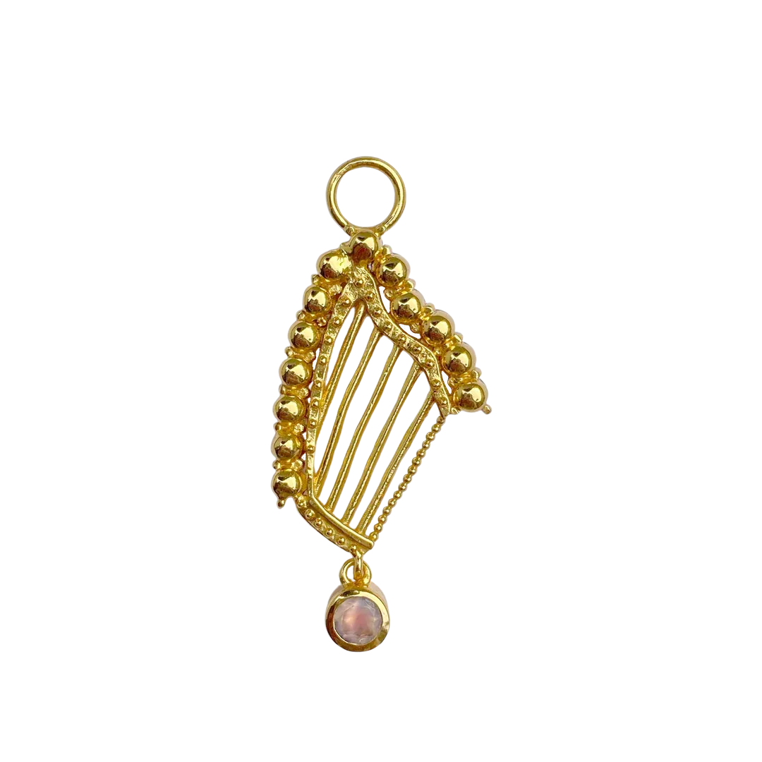 Mountain & Moon Harp Necklace