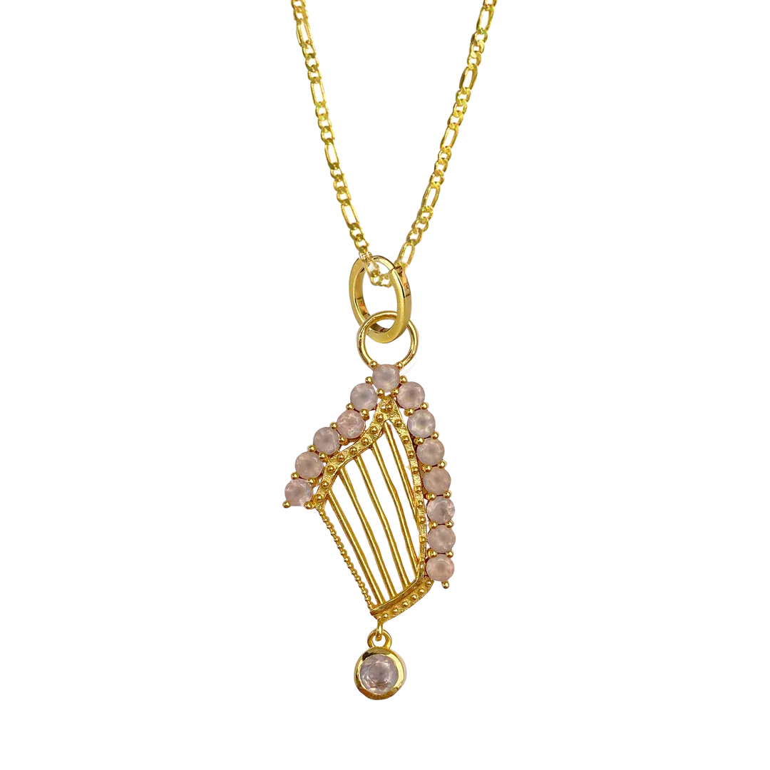 Mountain & Moon Harp Necklace