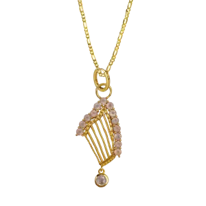 Mountain & Moon Harp Necklace