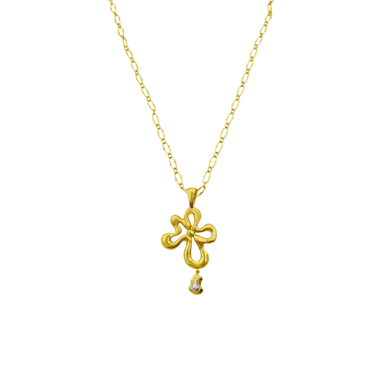 Mountain & Moon Maeve Necklace Gold