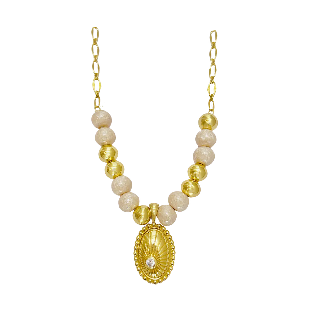 Mountain & Moon Ophelia Necklace Gold