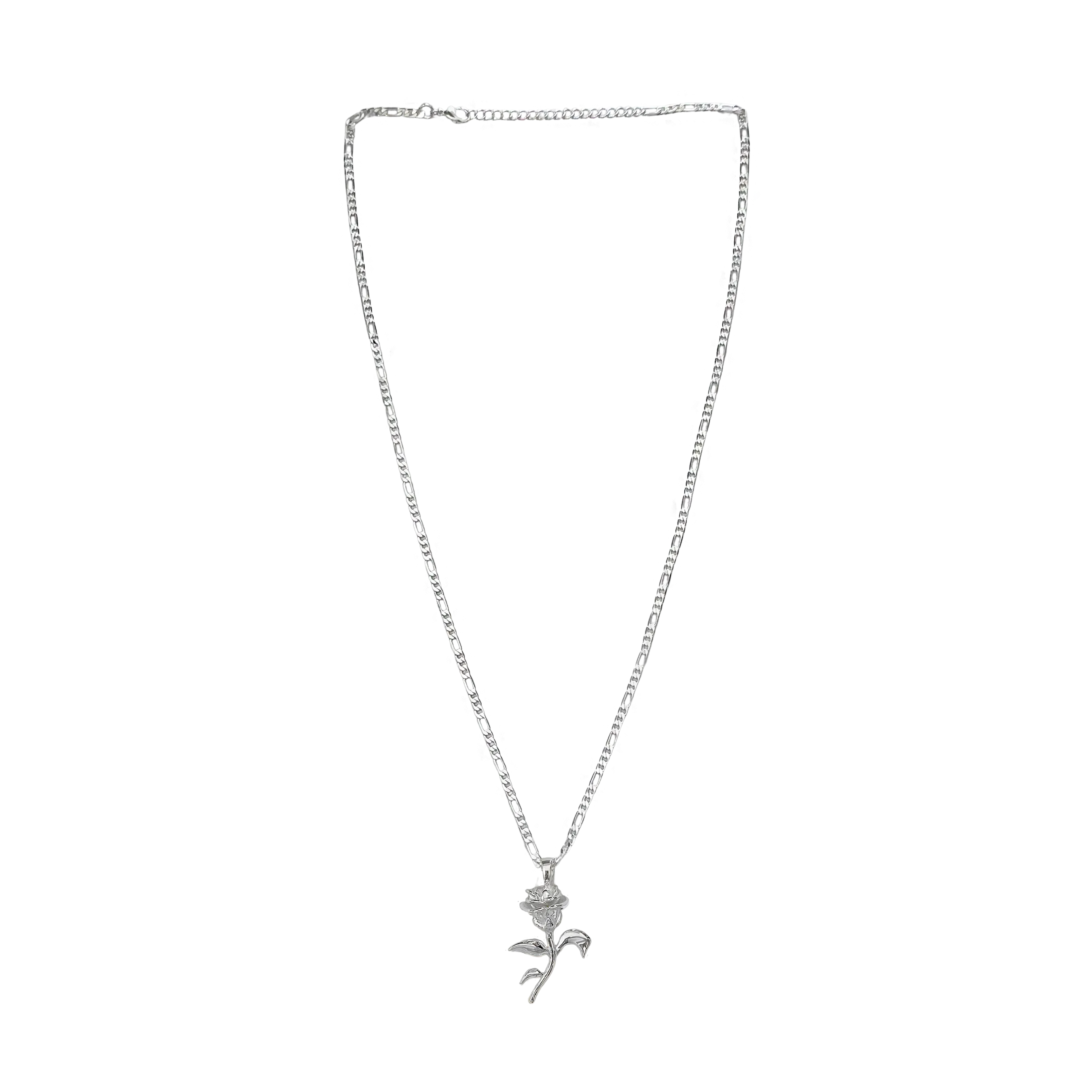 Mountain & Moon Rosetta Necklace Silver