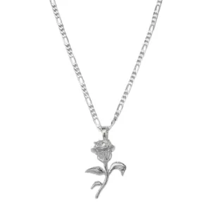 Mountain & Moon Rosetta Necklace Silver