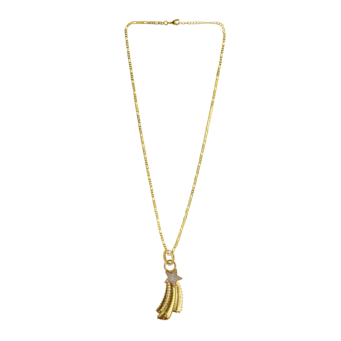 Mountain & Moon Shooting Star Necklace