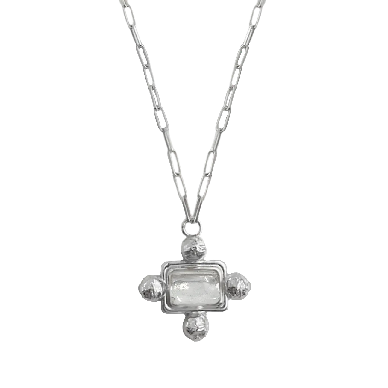 Mountain & Moon Yasmeen Necklace Silver