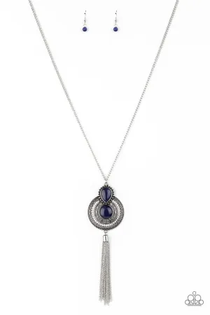 Mountain Mystic Blue Paparazzi Necklace