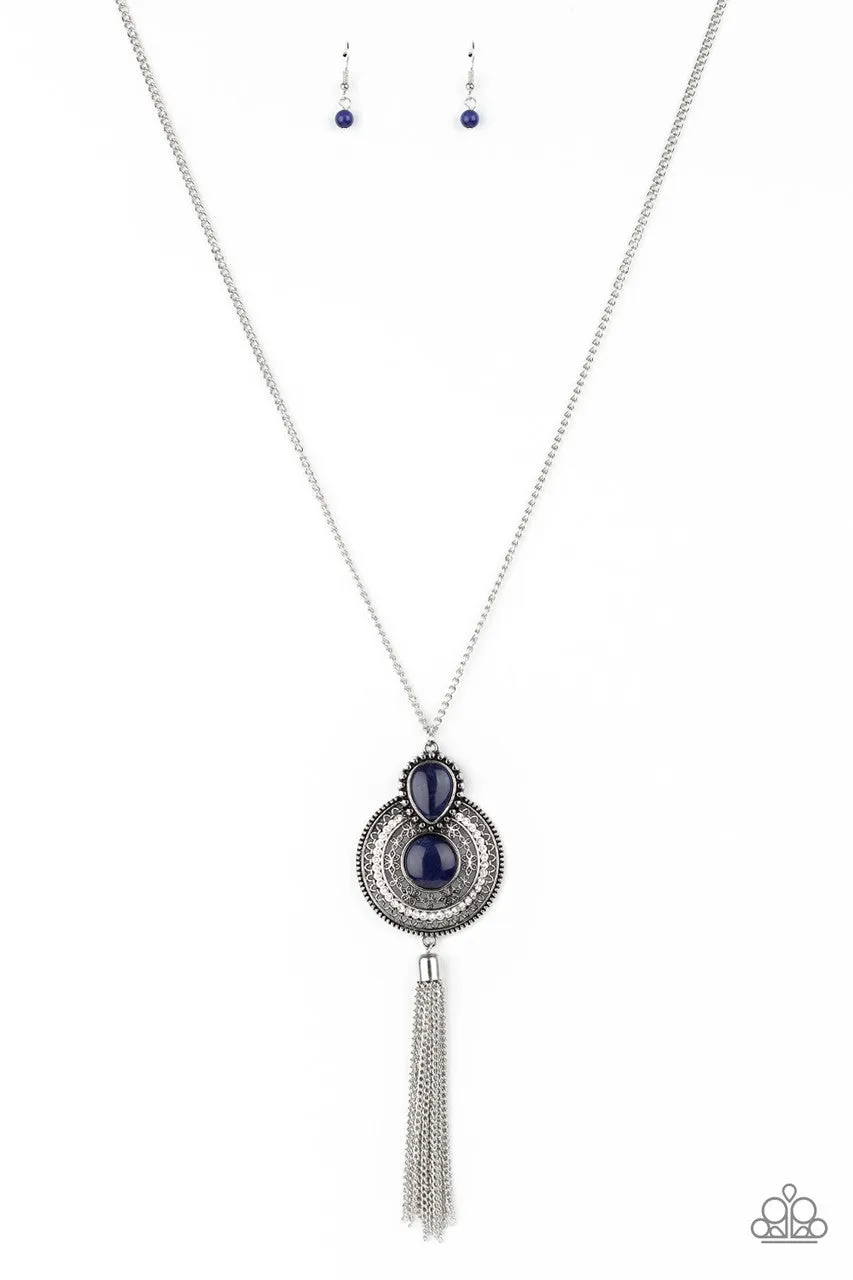 Mountain Mystic Blue Paparazzi Necklace