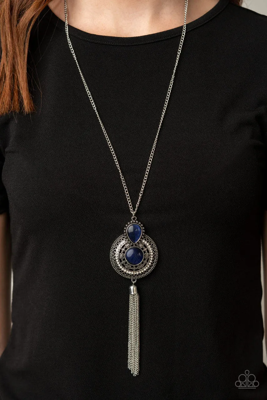 Mountain Mystic Blue Paparazzi Necklace