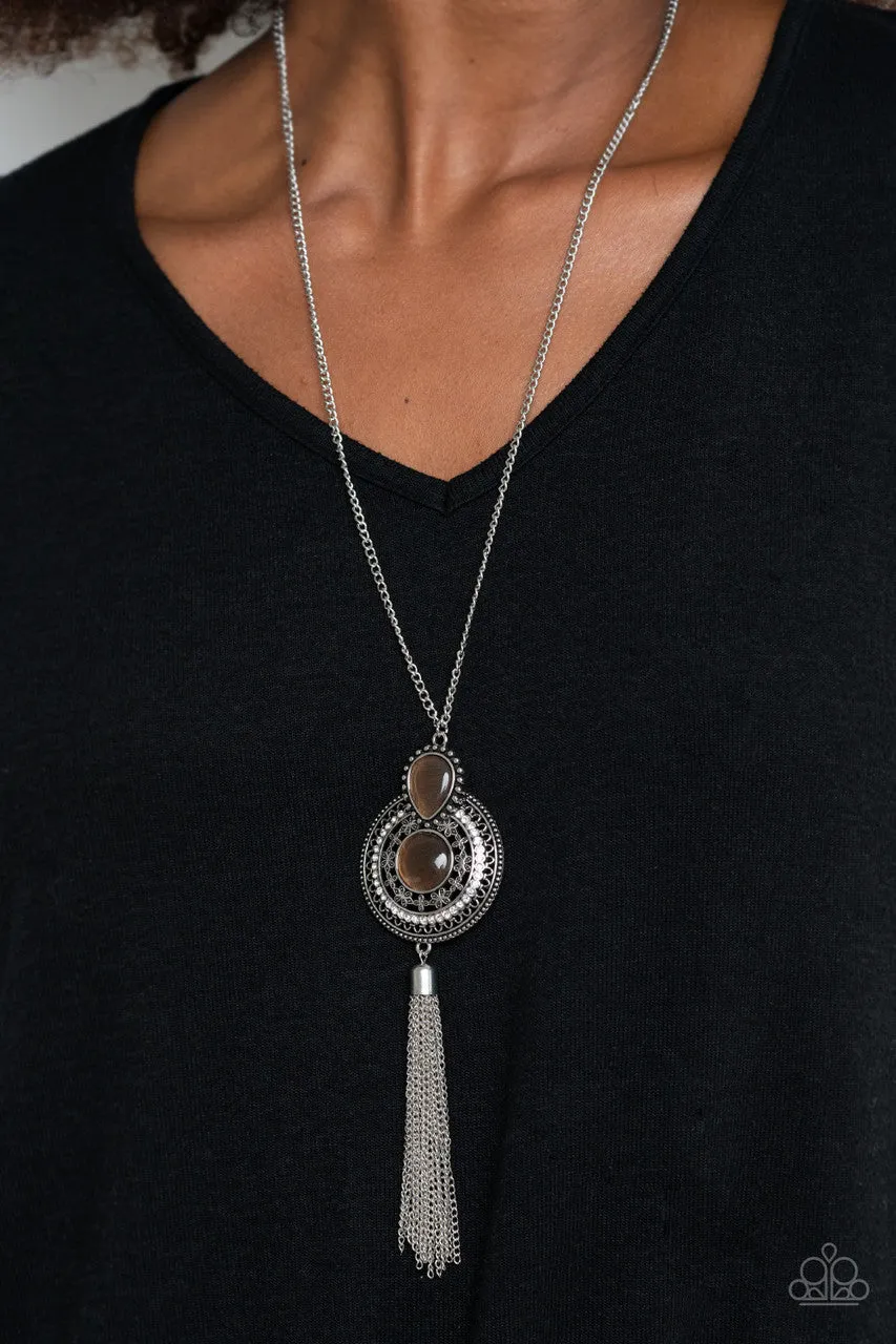 Mountain Mystic Brown Paparazzi Necklace