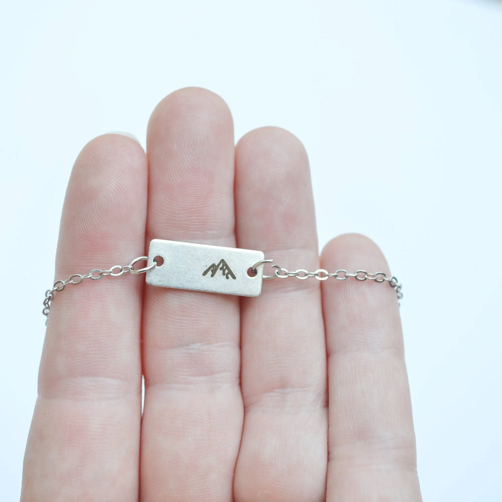 Mountain Necklace, encouragement necklace, Encouragement gift,  christian, Dainty Womens gift, Faith, miscarry, miscarriage gift, grief gift