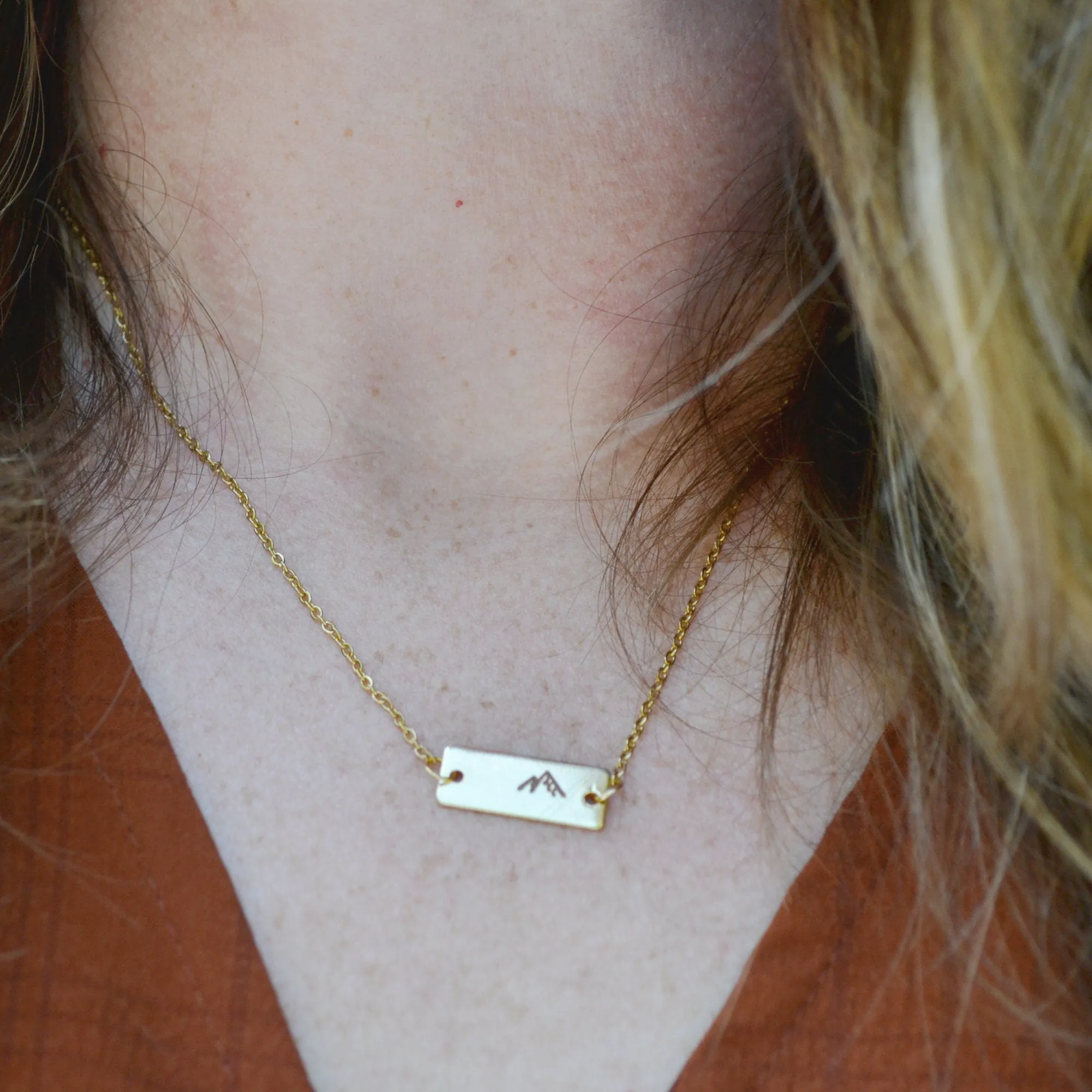 Mountain Necklace, encouragement necklace, Encouragement gift,  christian, Dainty Womens gift, Faith, miscarry, miscarriage gift, grief gift